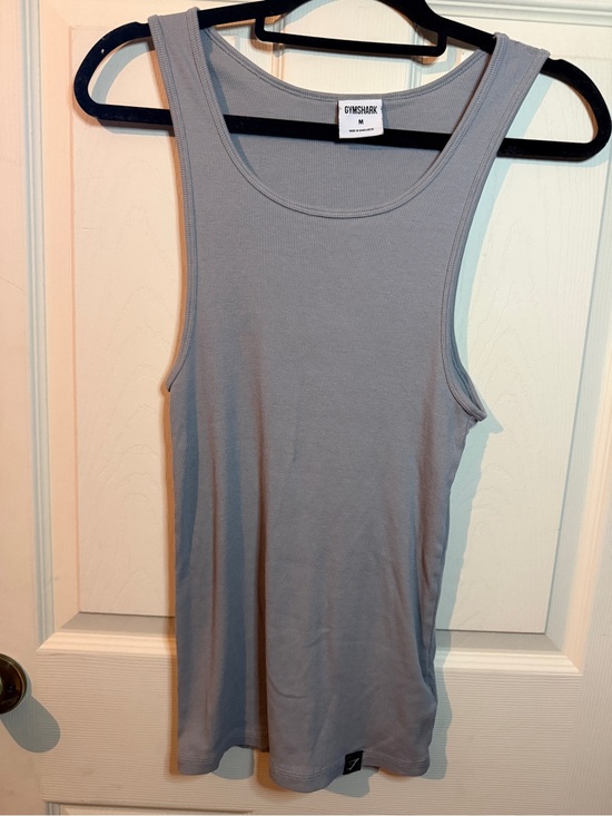 Gymshark Other - Gymshark Light Gray Men’s Ribbed Tank Top Size Medium